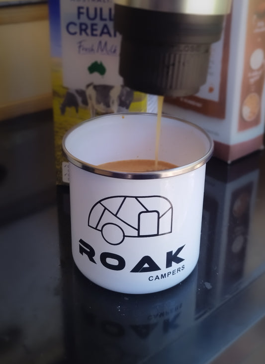 Roak Campers Enamel Mug